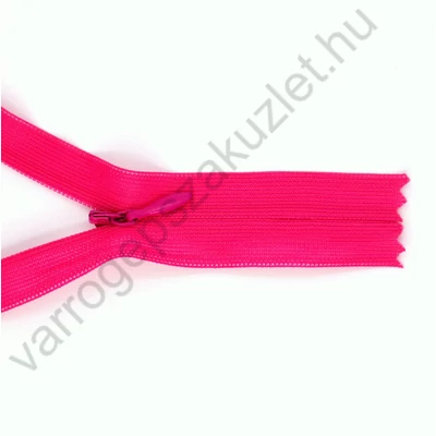 Rejtett cipzár 35 cm  - pink - 14