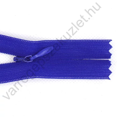 Rejtett cipzár 35 cm - királykék - 20