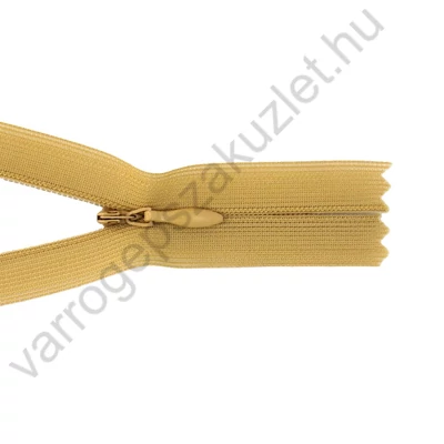 Rejtett cipzár 35 cm  - sötét drapp - 31