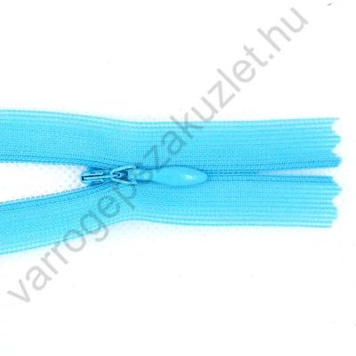 Rejtett cipzár 25 cm - türkiz - 22