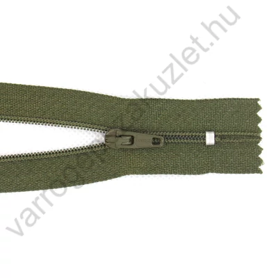 RT-0 cipzár, 30 cm  - khakizöld 096