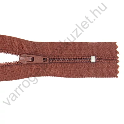 RT-0 cipzár, 18 cm  - középbarna - 331