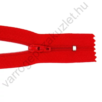 RT-0 cipzár, 18 cm  - 820 piros