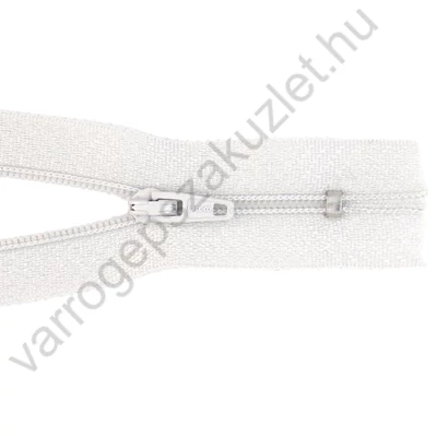 RT-0 cipzár, 30 cm  - vilagos szürke 337