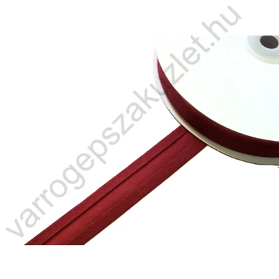 Pamut ferdepánt 20 mm  - bordó 7031