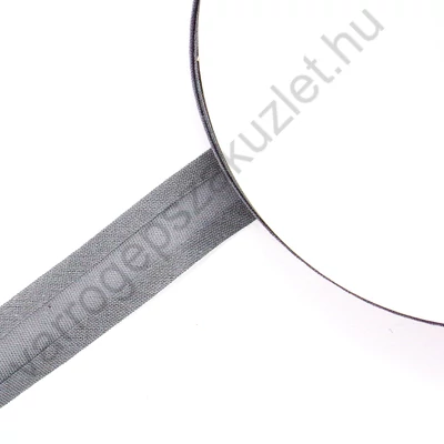 Pamut ferdepánt 20 mm  - középszürke 7096