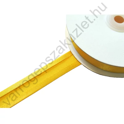 Szatén ferdepánt 20 mm  -  sárga - 6354