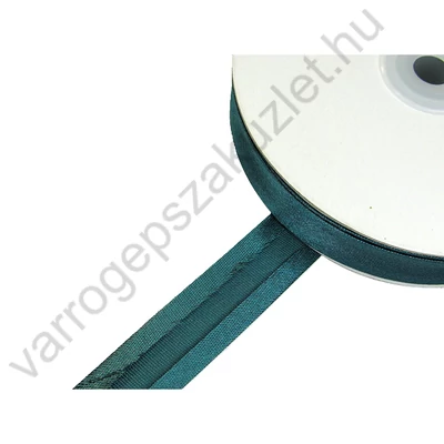 Szatén ferdepánt 20 mm - sötétzöld - 6442