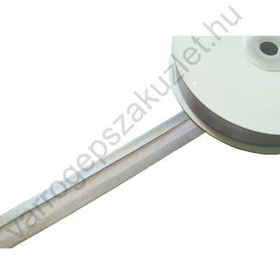Szatén ferdepánt 20 mm - világos szürke - 6474