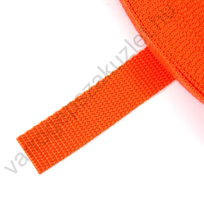 20 mm széles narancs színű  heveder