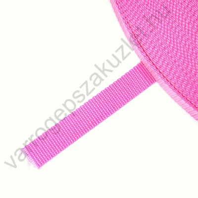 20 mm széles rózsaszínű  heveder