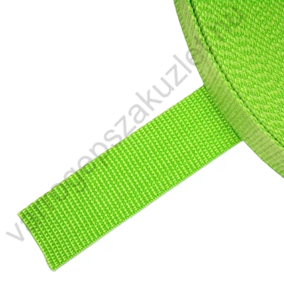 30 mm széles zöld  heveder