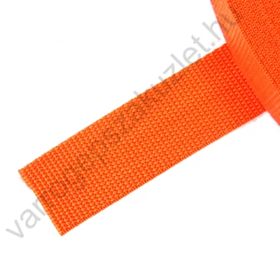30 mm széles narancs  heveder
