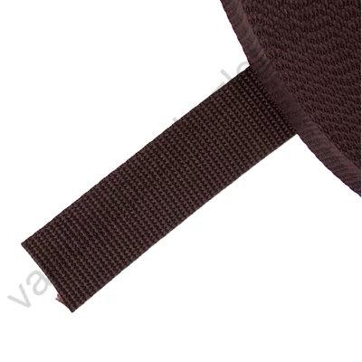 20 mm széles sötét barna heveder -   088