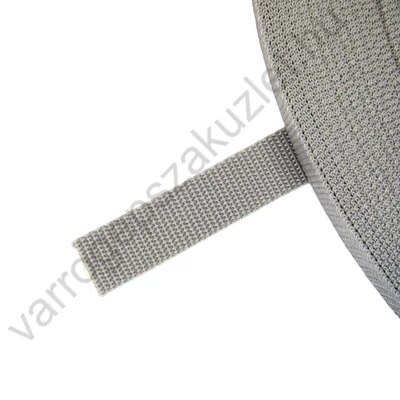 30mm széles világos szürke heveder