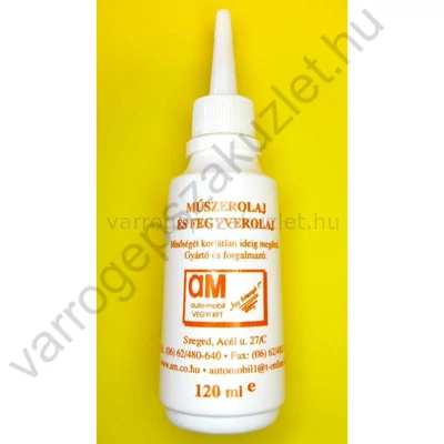 Varrógépolaj 120ml  - fehér olaj! 