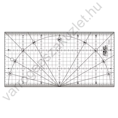 Olfa 15x30 vonalzó