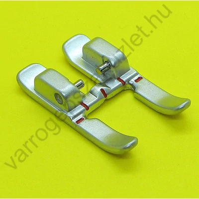 Nyitott lábujjú Pfaff 9 mm széles IDT fém cikcakk talp  - 9820213096