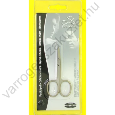 Premax B2027312MJC -  ívelt  bőrvágó olló - 9 cm