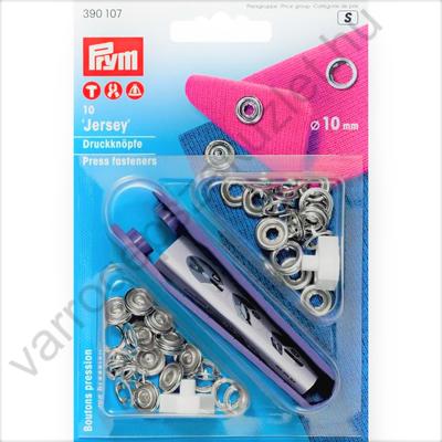 Prym 10 mm, fém patent  - 390107