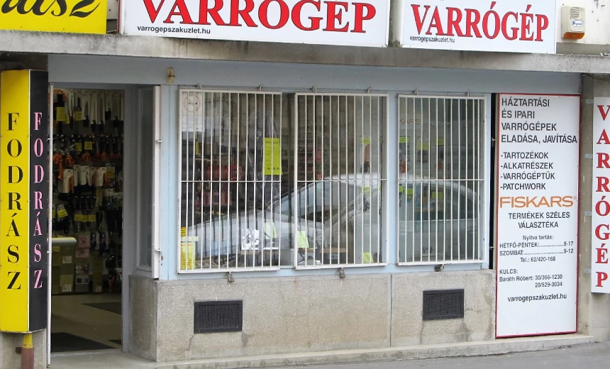 Varrógép Szaküzlet