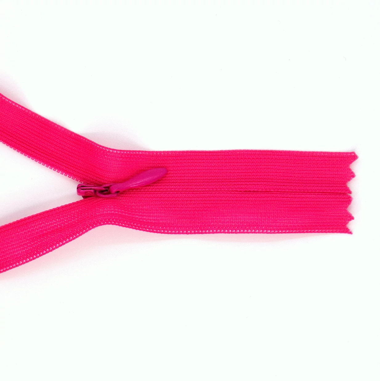 Rejtett cipzár 35 cm  - pink - 14