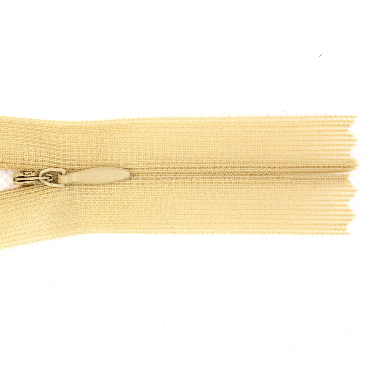 Rejtett cipzár 35 cm  -  drapp - 29
