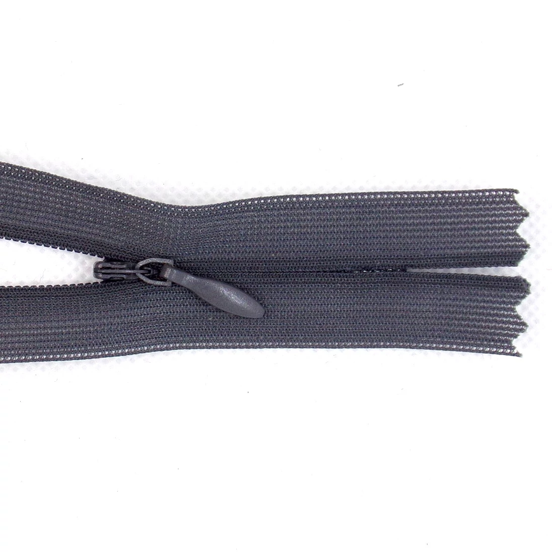 Rejtett cipzár 60 cm  - sötét szürke - 36