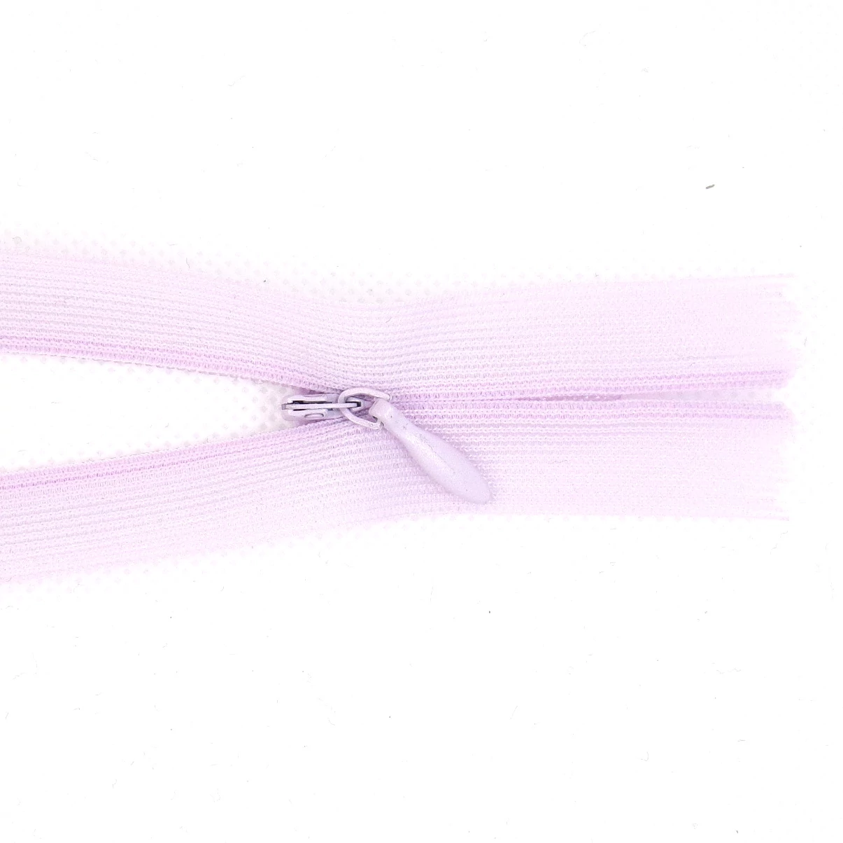 Rejtett cipzár 60 cm  - világos lila - 15