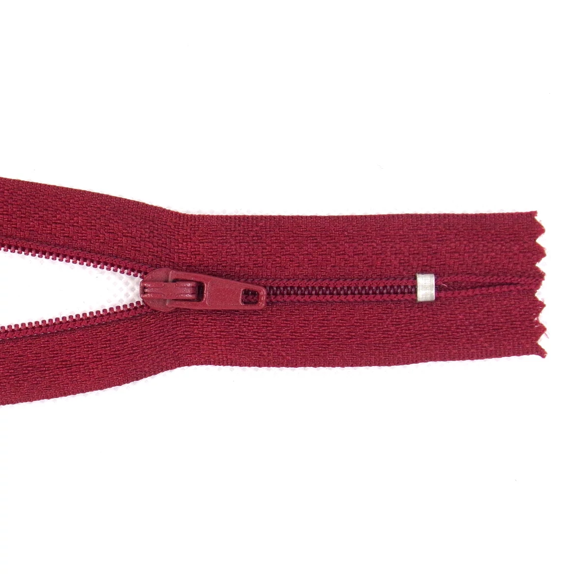 RT-0 cipzár, 30 cm  - bordó 527