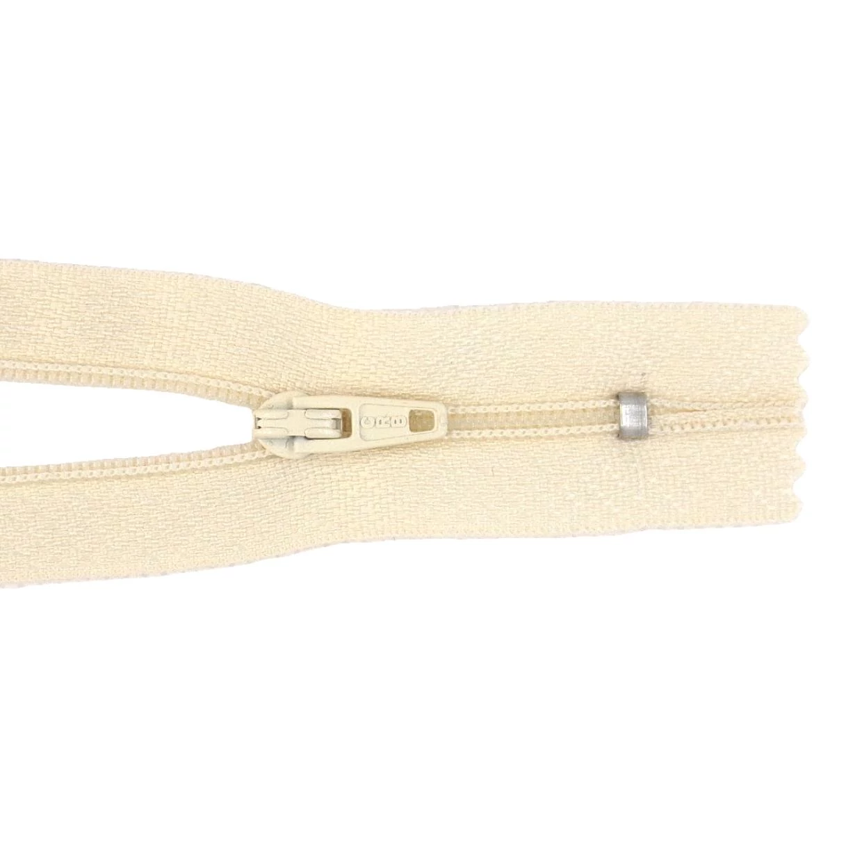RT-0 cipzár, 20 cm  - ekrü   - 031