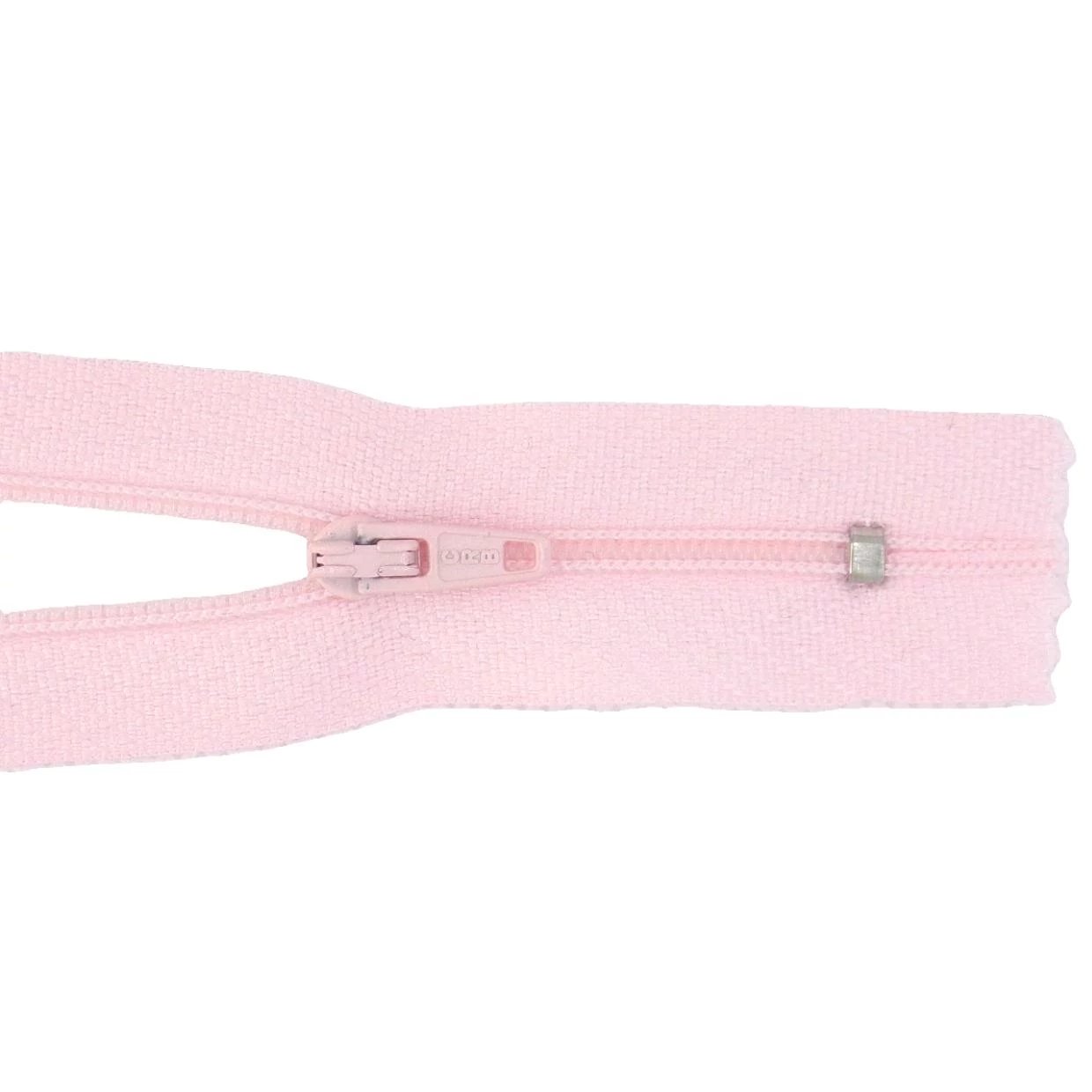 RT-0 cipzár, 30 cm  - halvány rózsaszín 512