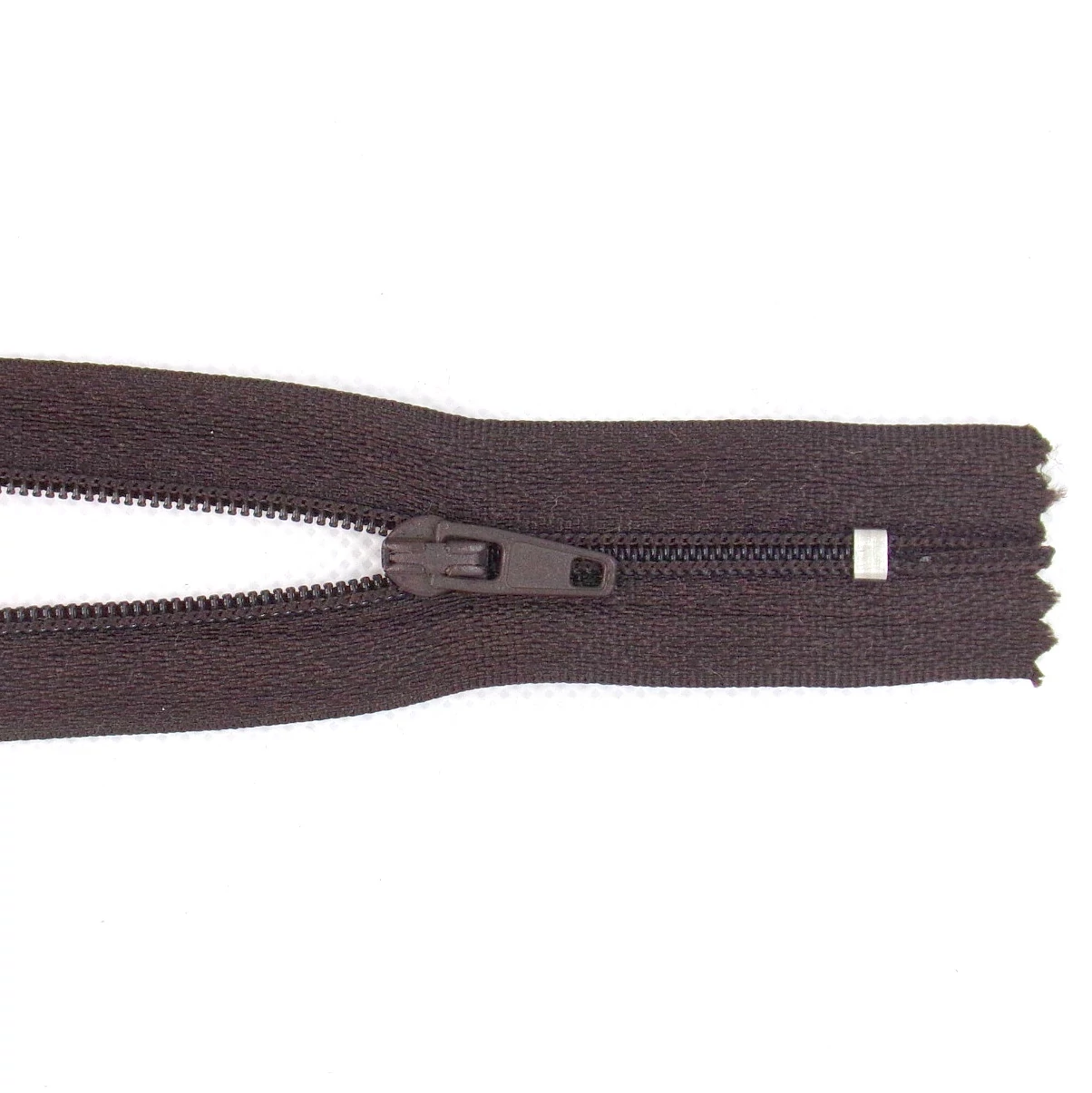 RT-0 cipzár, 18 cm  - 088 sötétbarna