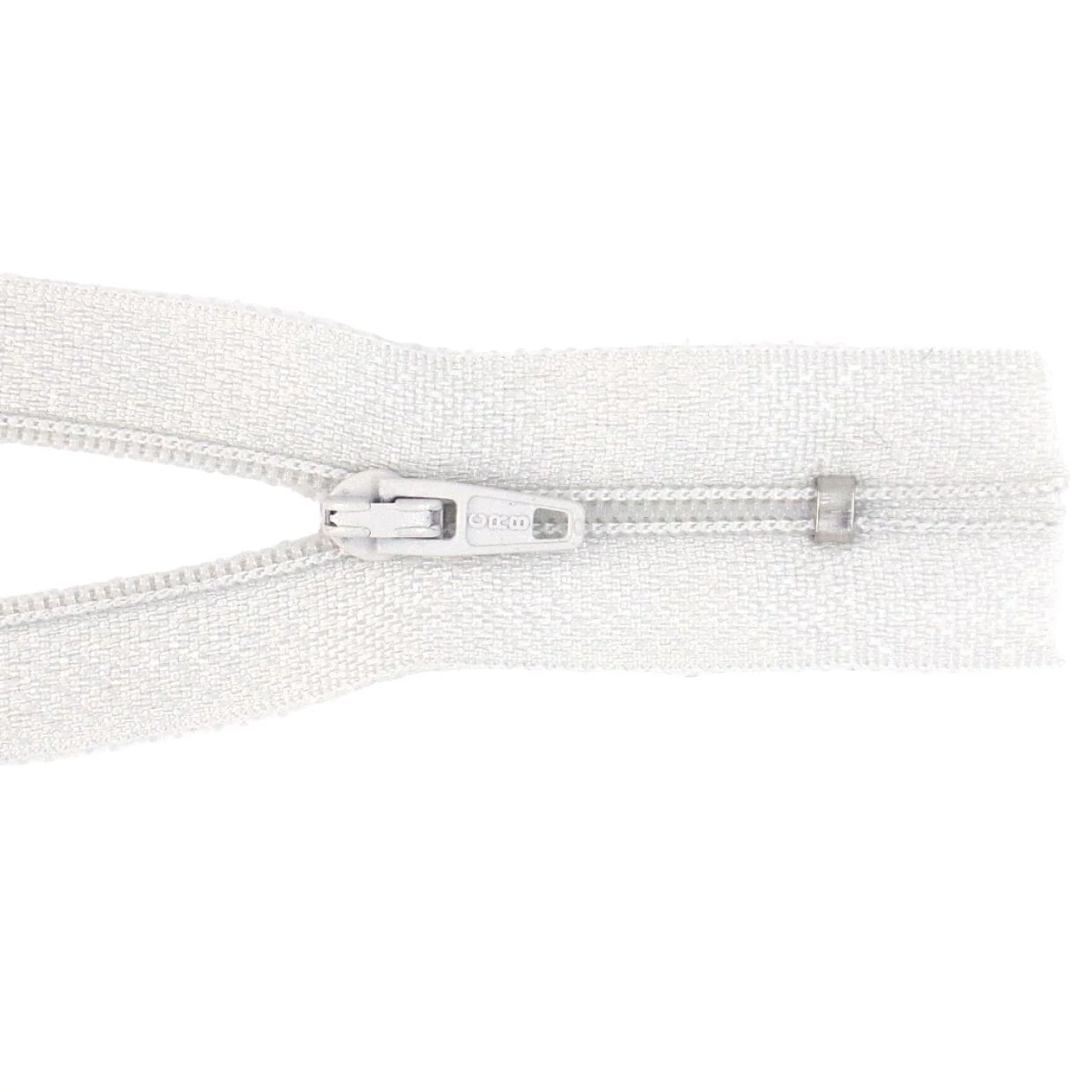 RT-0 cipzár, 30 cm  - vilagos szürke 337