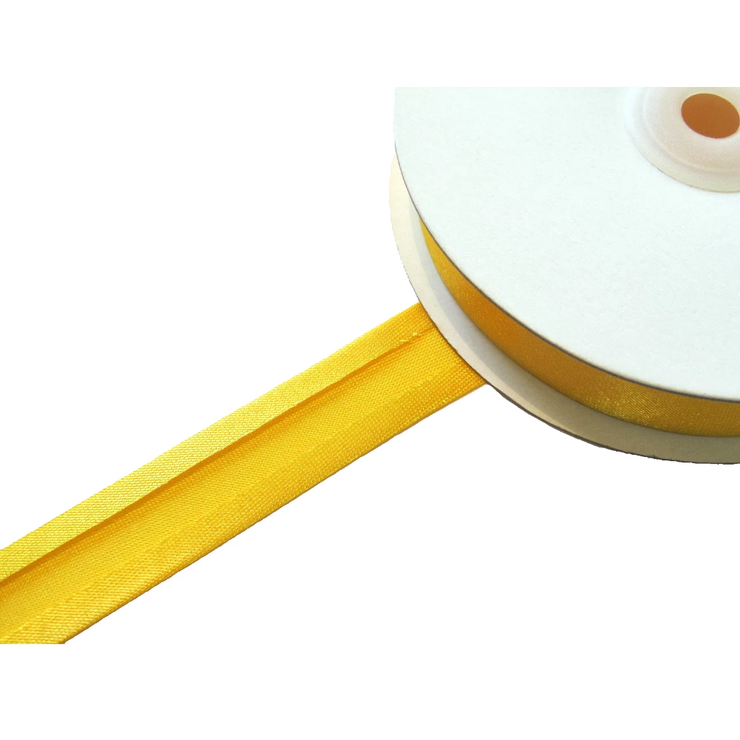 Szatén ferdepánt 20 mm  -  sárga - 6354