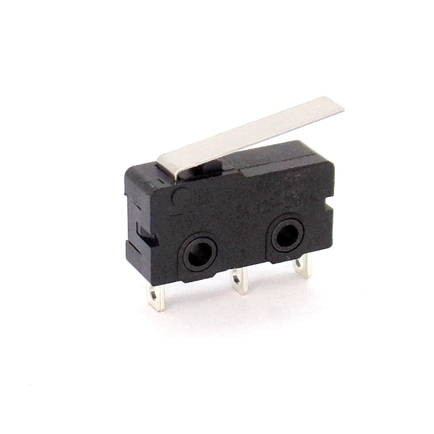 Mikrokapcsoló pici, füles - 20 x 10 x 6 mm