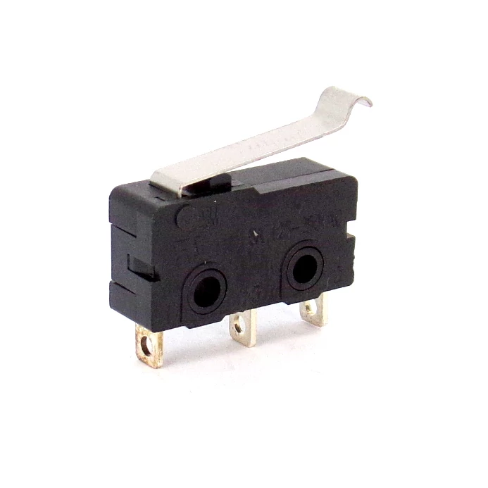 Mikrokapcsoló pici, hullámfüles - 20 x 10 x 6 mm