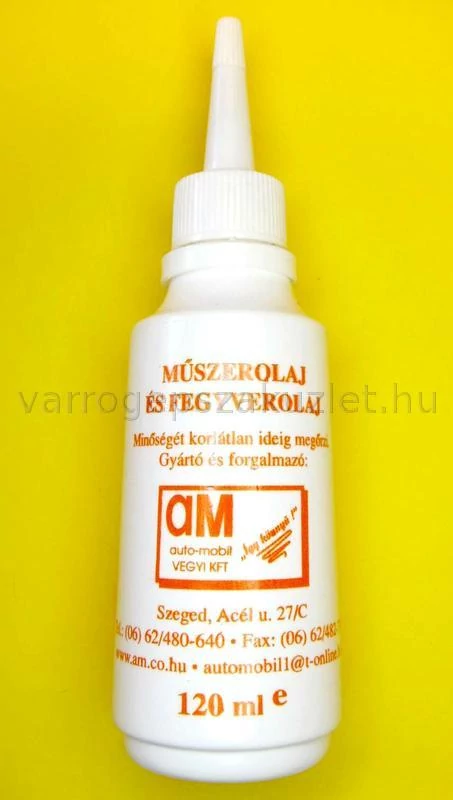 Varrógépolaj 120ml  - fehér olaj!