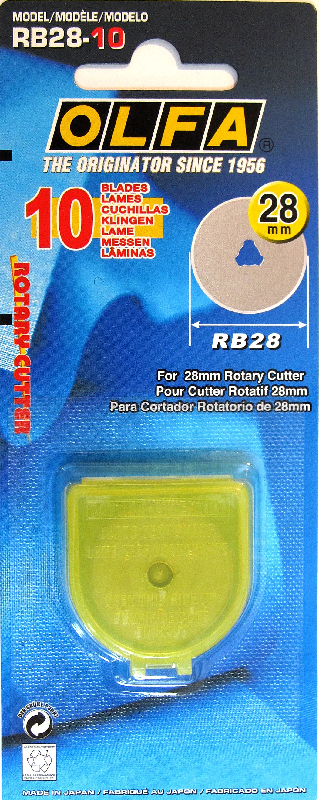 Olfa 28mm pótpenge - 10db - RB-28-10