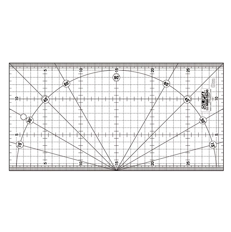 Olfa 15x30 vonalzó