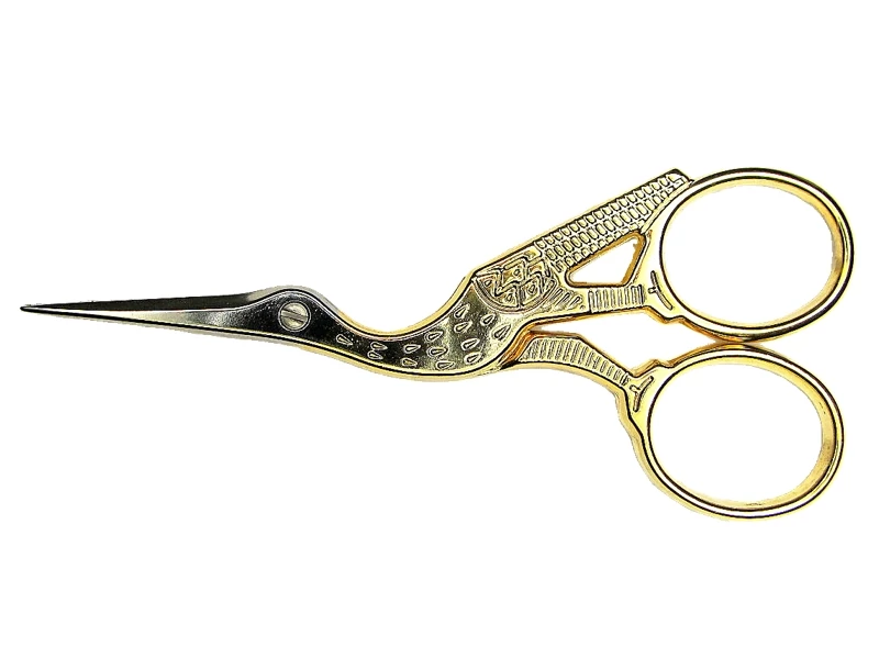 Premax  arany színű madaras hímzőolló - 9 cm - F71250312D