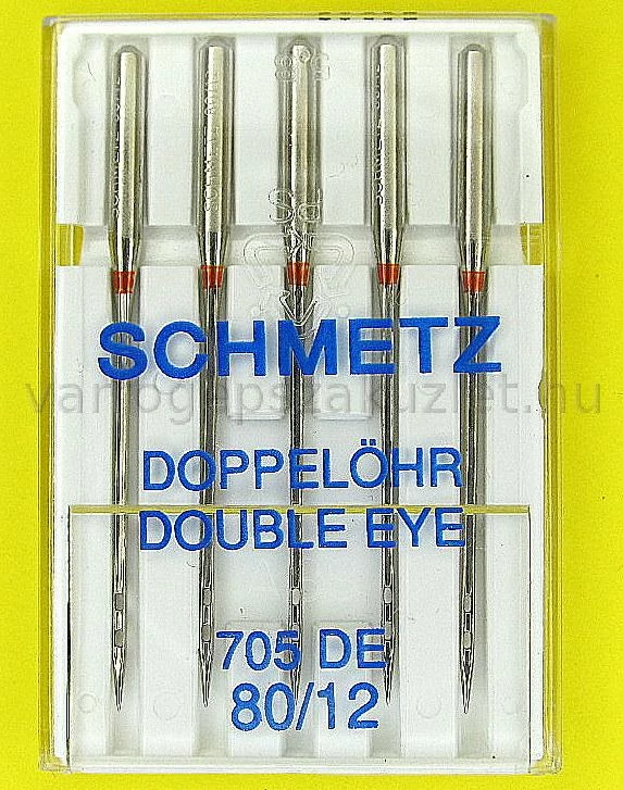 705H-DE dupla lyukú tű Schmetz