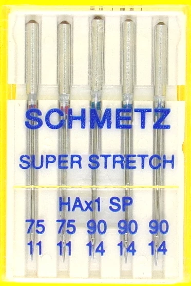 HAX1SP SUPER STRETCH vegyes géptű Schmetz