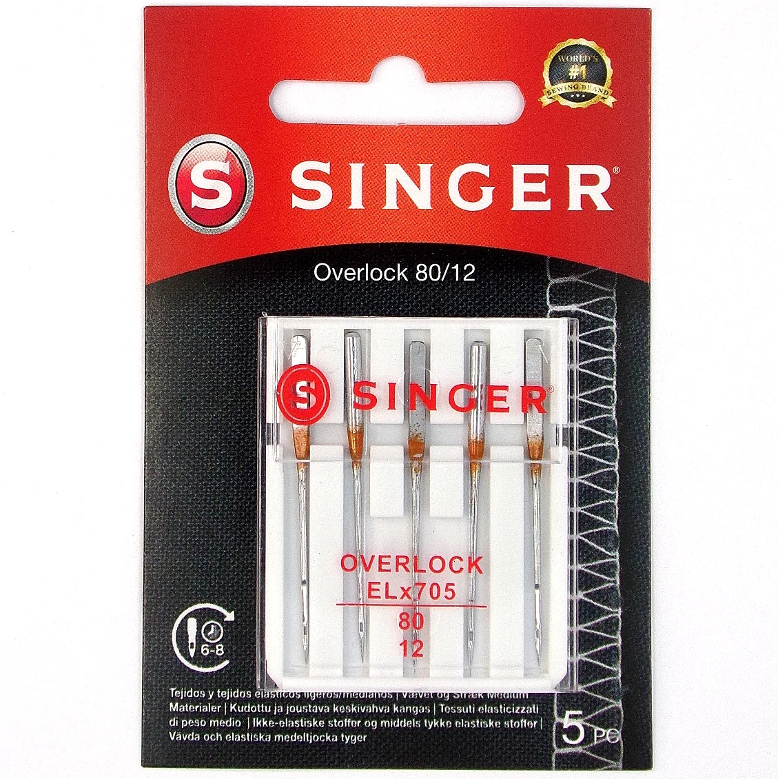2022 Singer  overlock tű  80-es - ELx705  - 250054603
