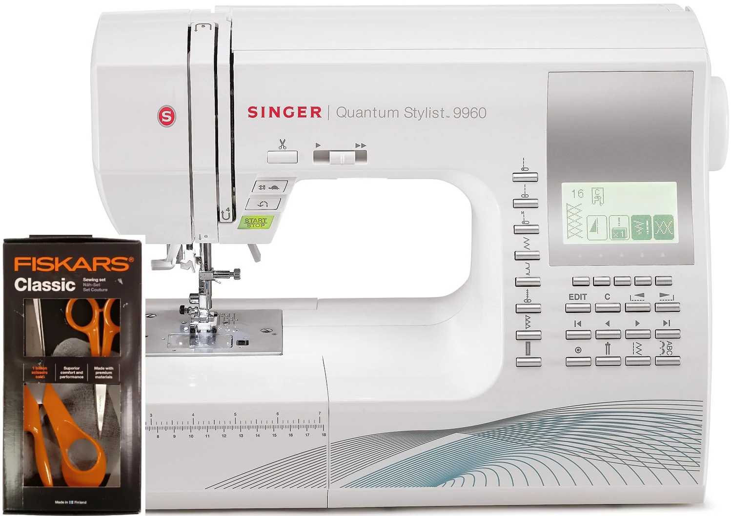 Singer Quantum 9960 varrógép + AJÁNDÉK FISKARS OLLÓSZETT